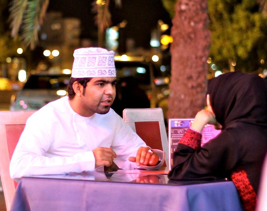 dinner in Muscat, Oman
