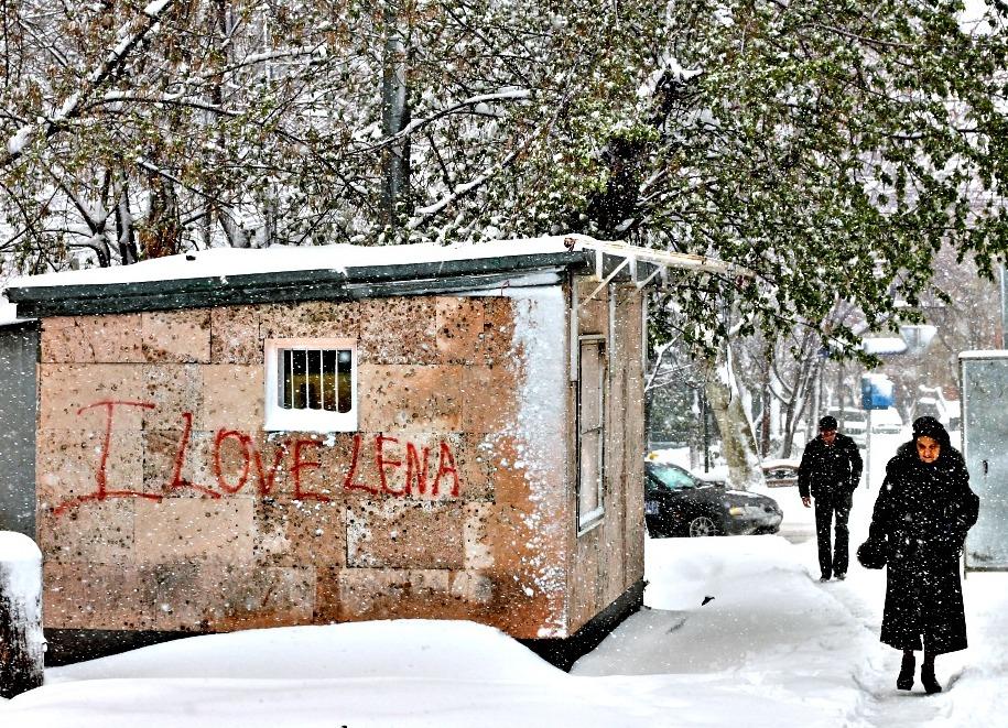 snow yerevan, armenia