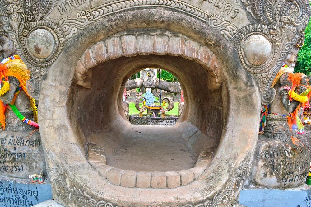wat khaek statue park nong khai thailand