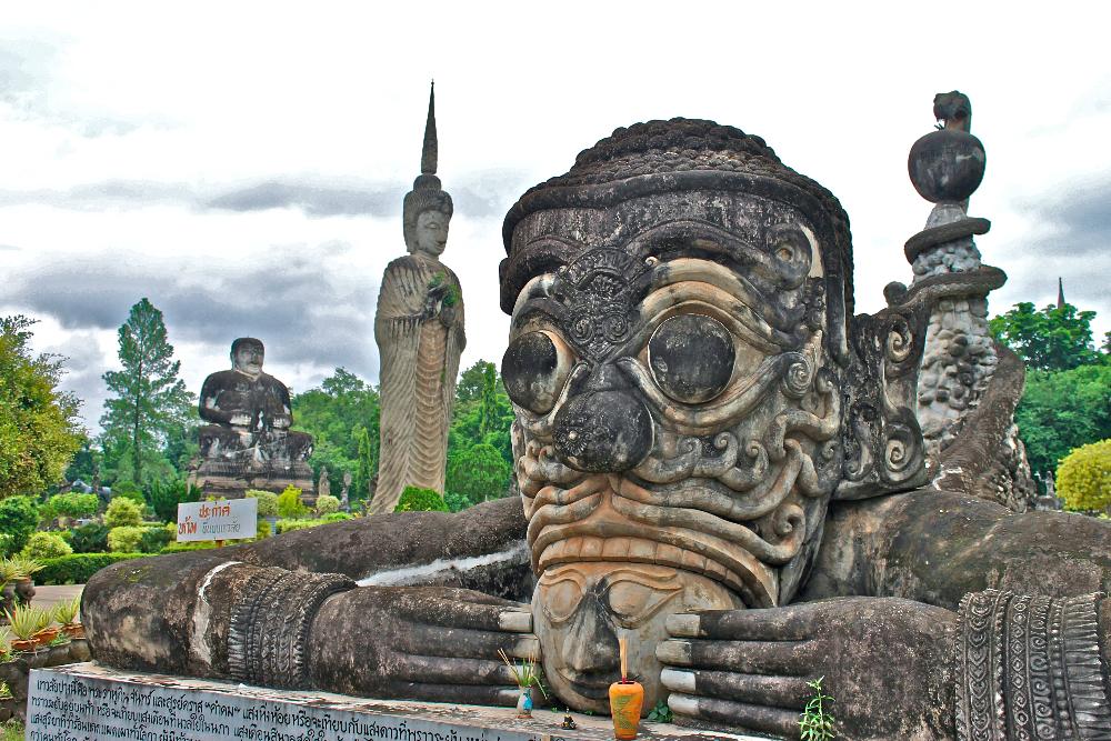 sala keoku statue park nong khai thailand