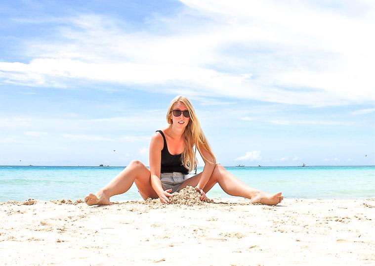 white beach, boracay, philippines