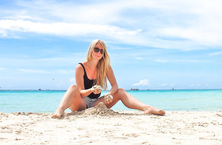 white beach, boracay, philippines