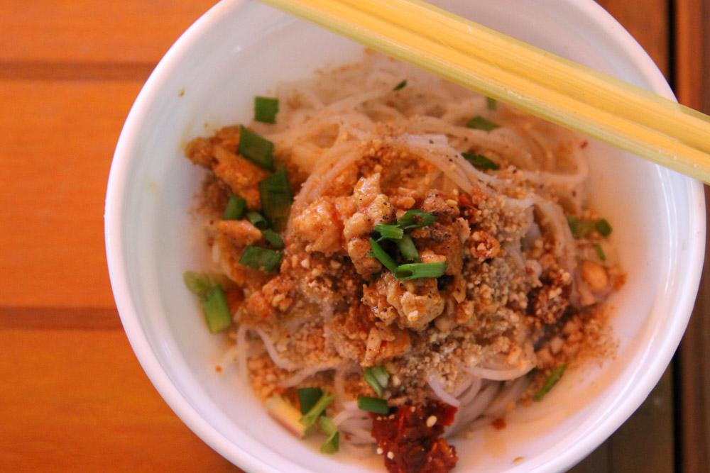 Shan noodles Yangon Burma