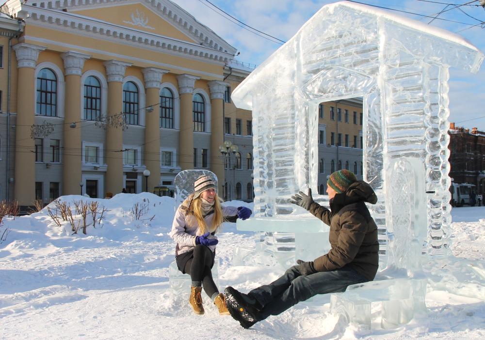 Tomsk Ice Sculptures Russia
