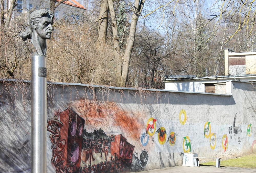 Frank Zappa statue Vilnius