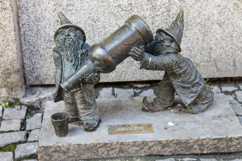 gnomes in Wroclaw, Poland
