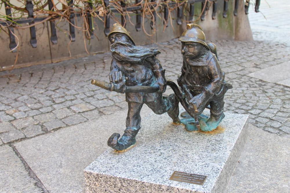 gnomes in Wroclaw, Poland