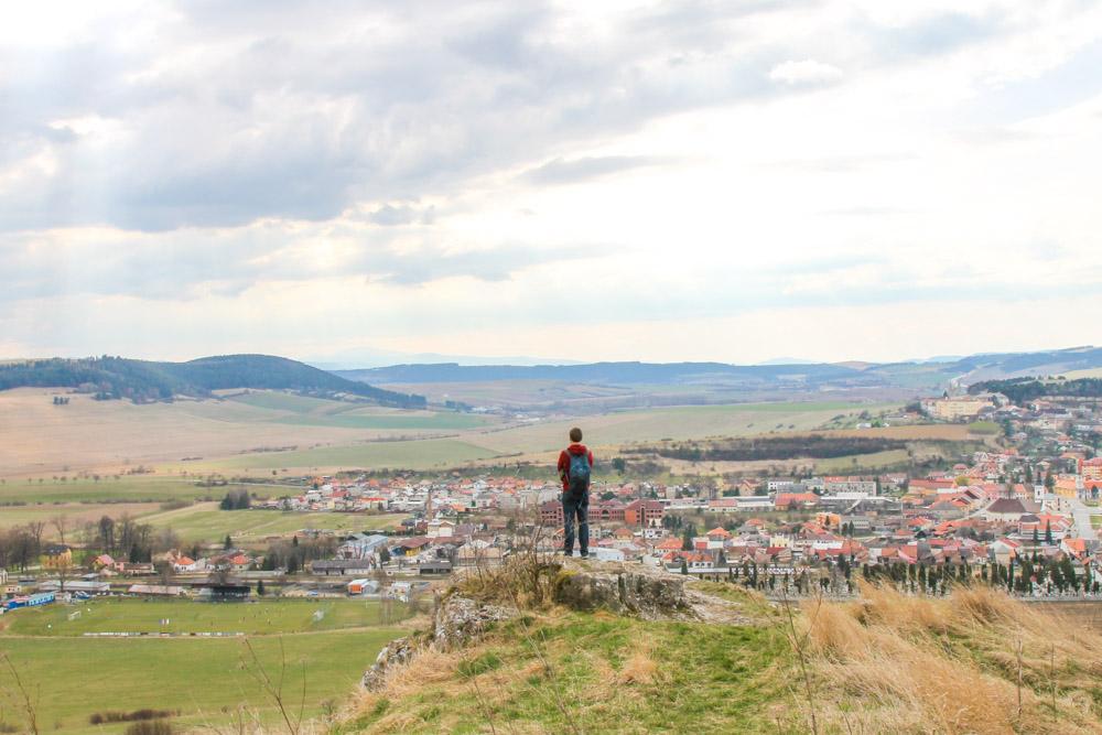 view from Spis Castle, Slovakia