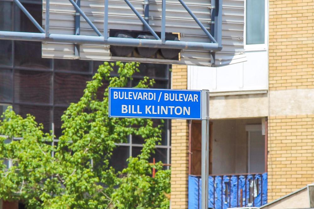 Bill Clinton boulevard, pristina, Kosovo