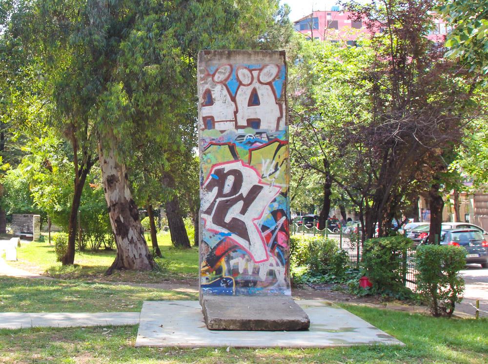 downtown Tirana, Albania