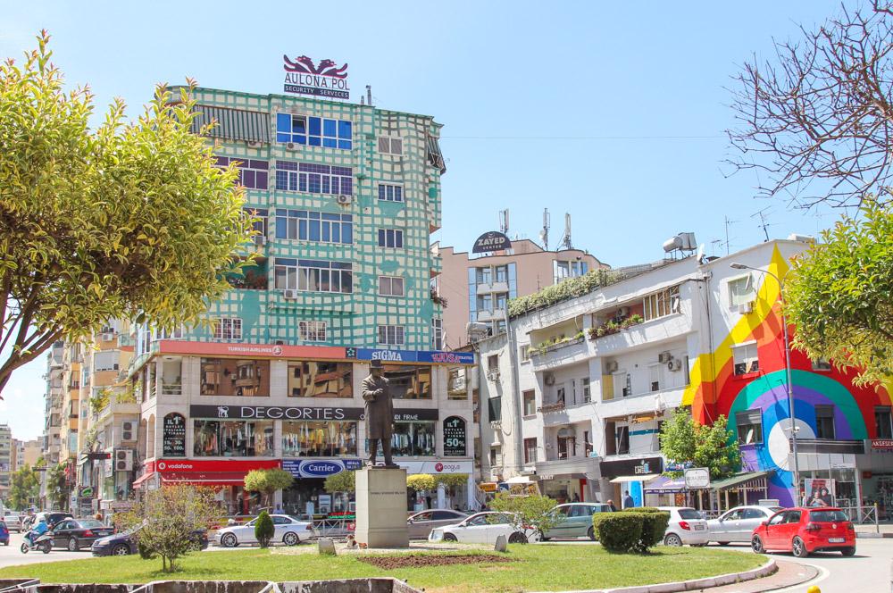 downtown Tirana, Albania