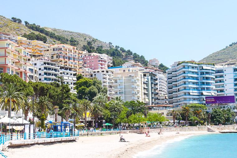 Sarande Beach Albanian Riviera travel guide