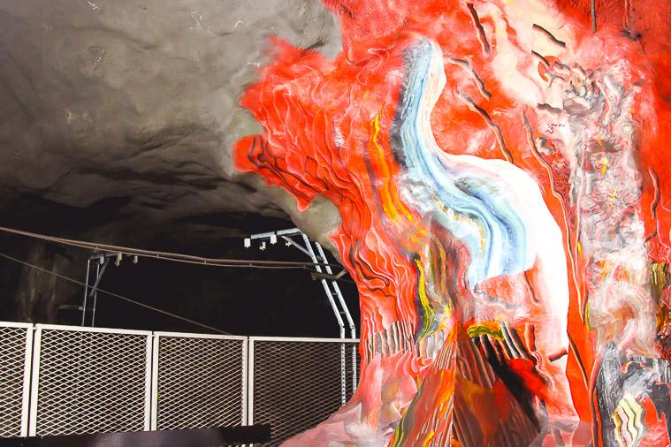 Stockholm subway art