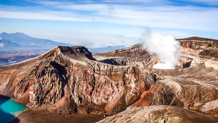 Gorely volcano, Kamchatka, Russia