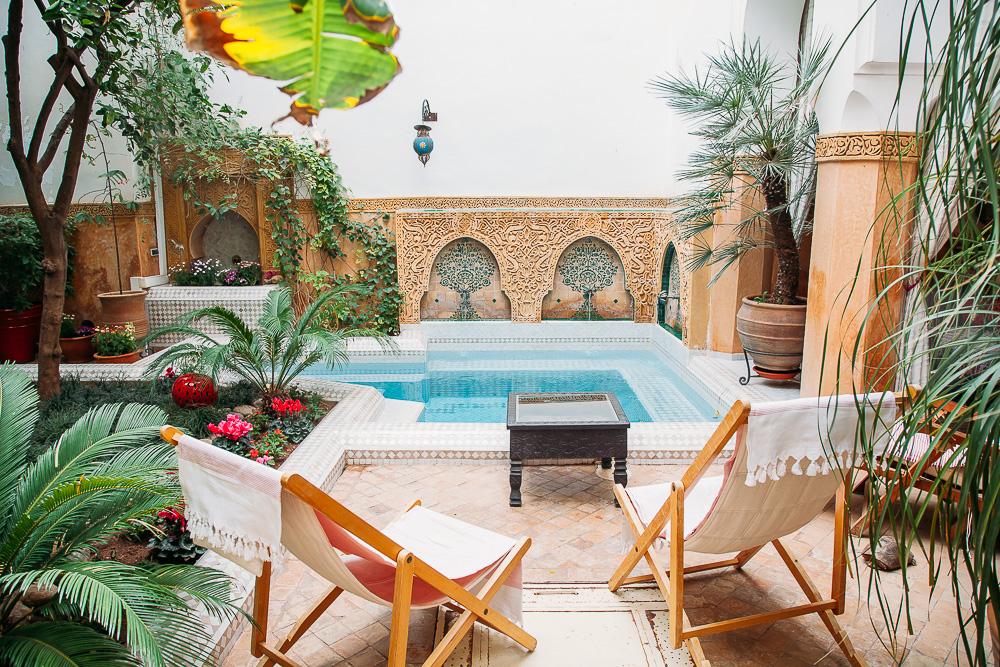 riad dombaraka marrakech morocco pool