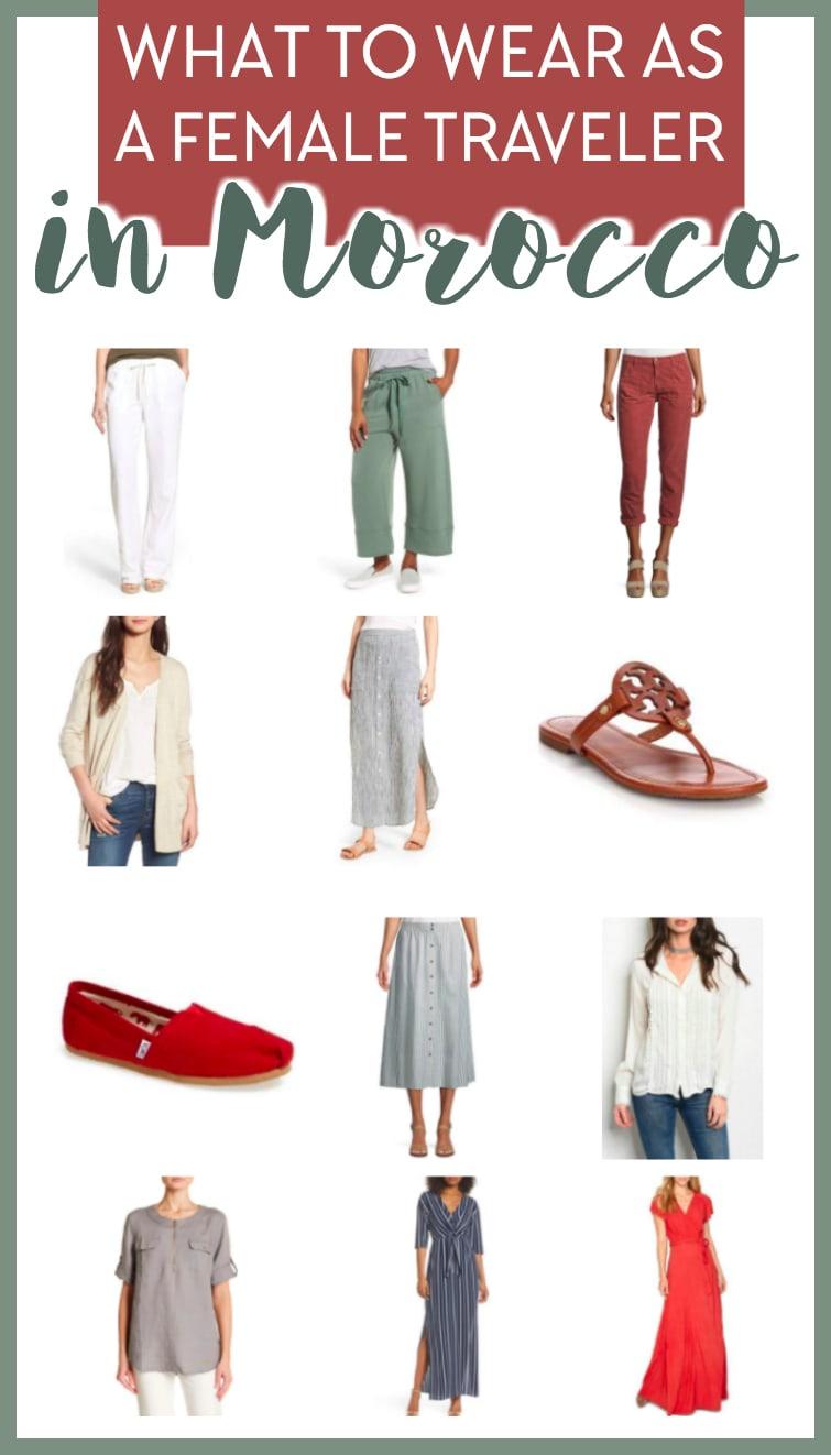 Here's a packing guide for what to pack for Morocco and what to wear as a female traveling in Morocco