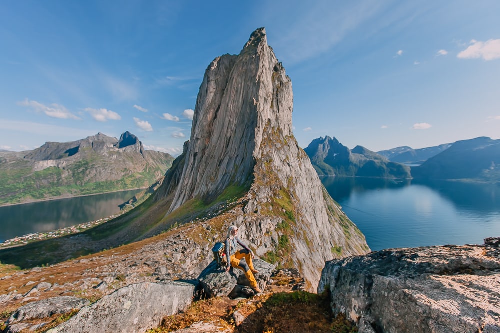 hesten hike senja norway segla view