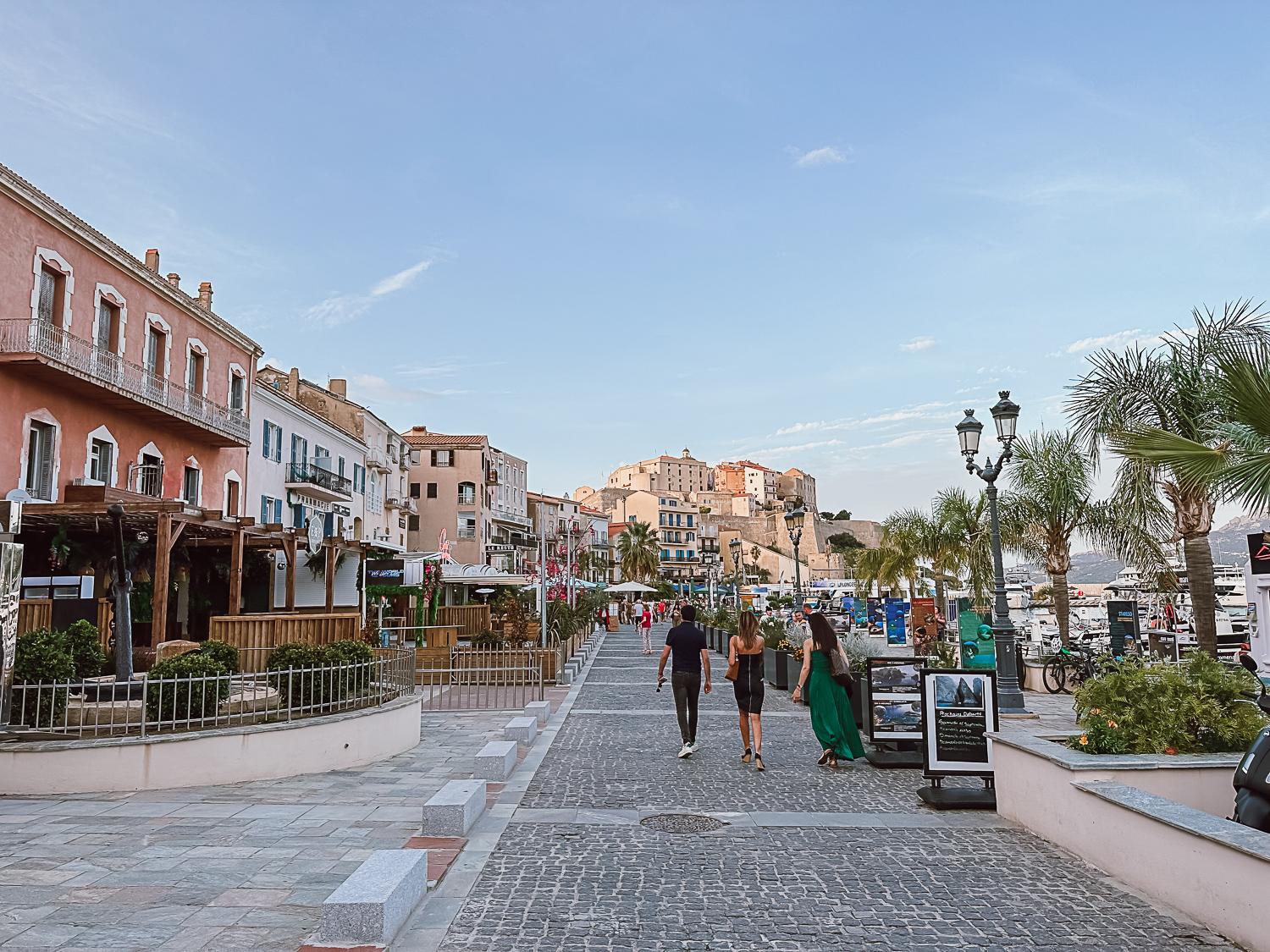 Calvi harbor walk
