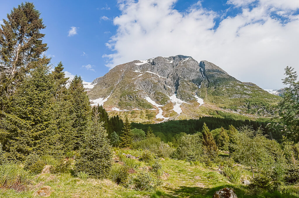 hardangerfjord mountain hike Utne