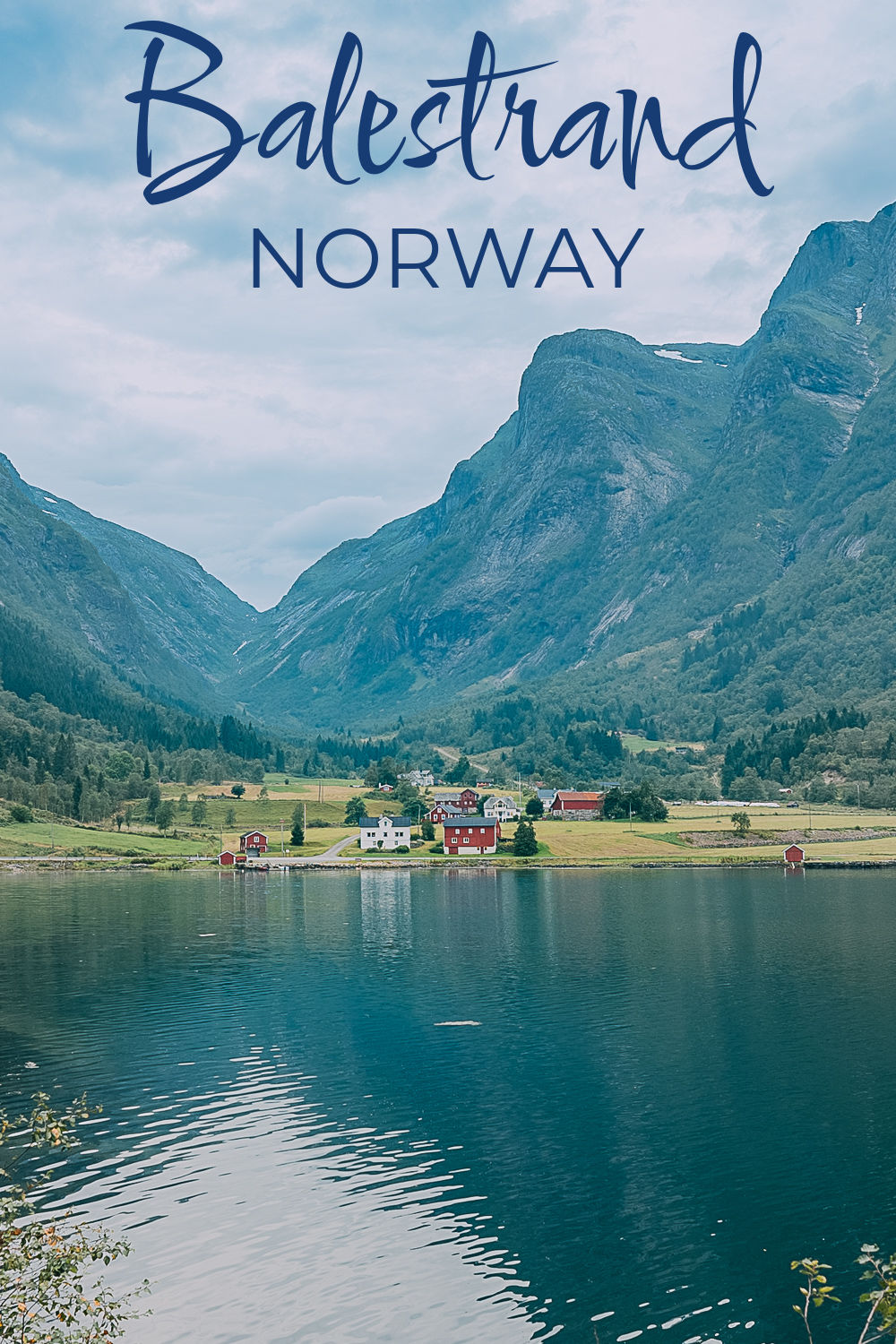visiting Balestrand, Norway