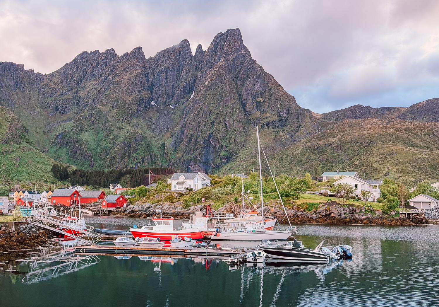 Ballstad fishing village, Loften Norway