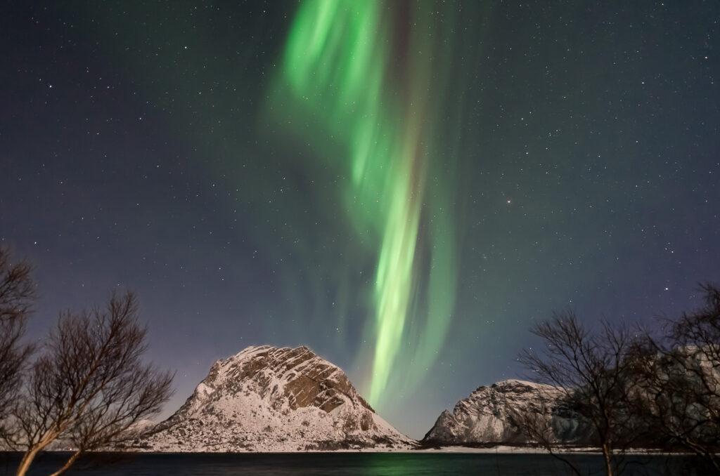 northern lights steigen, Norway