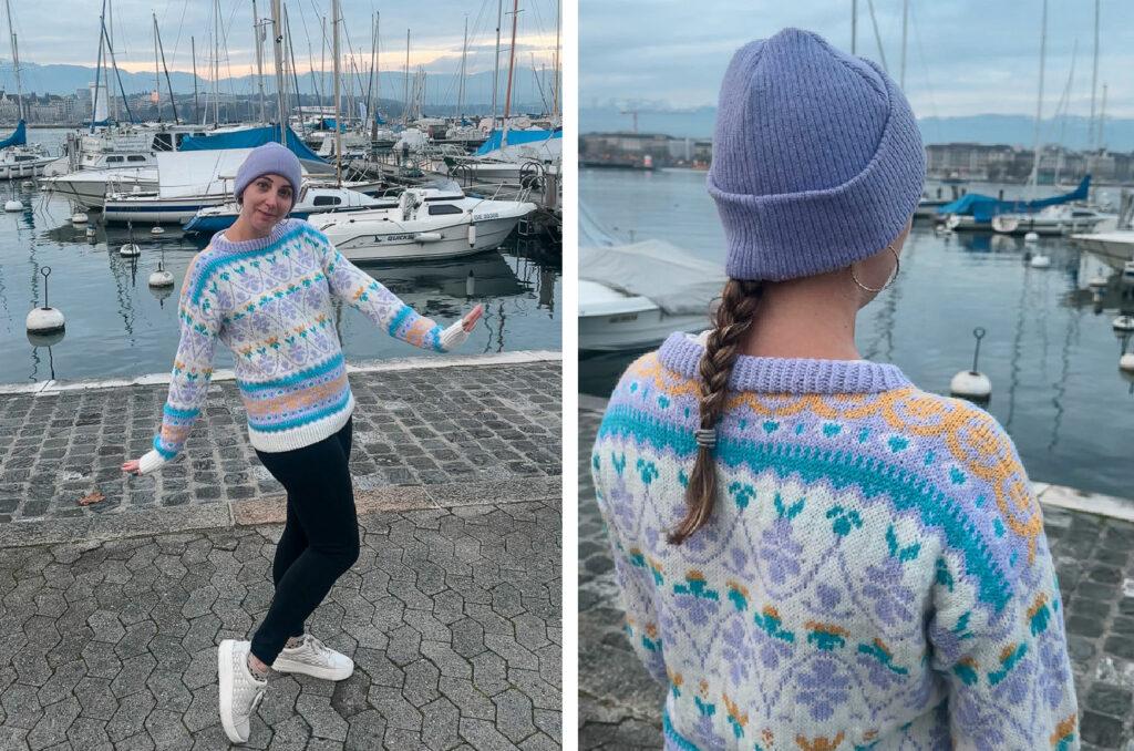 Norwegian alpeglød sweater