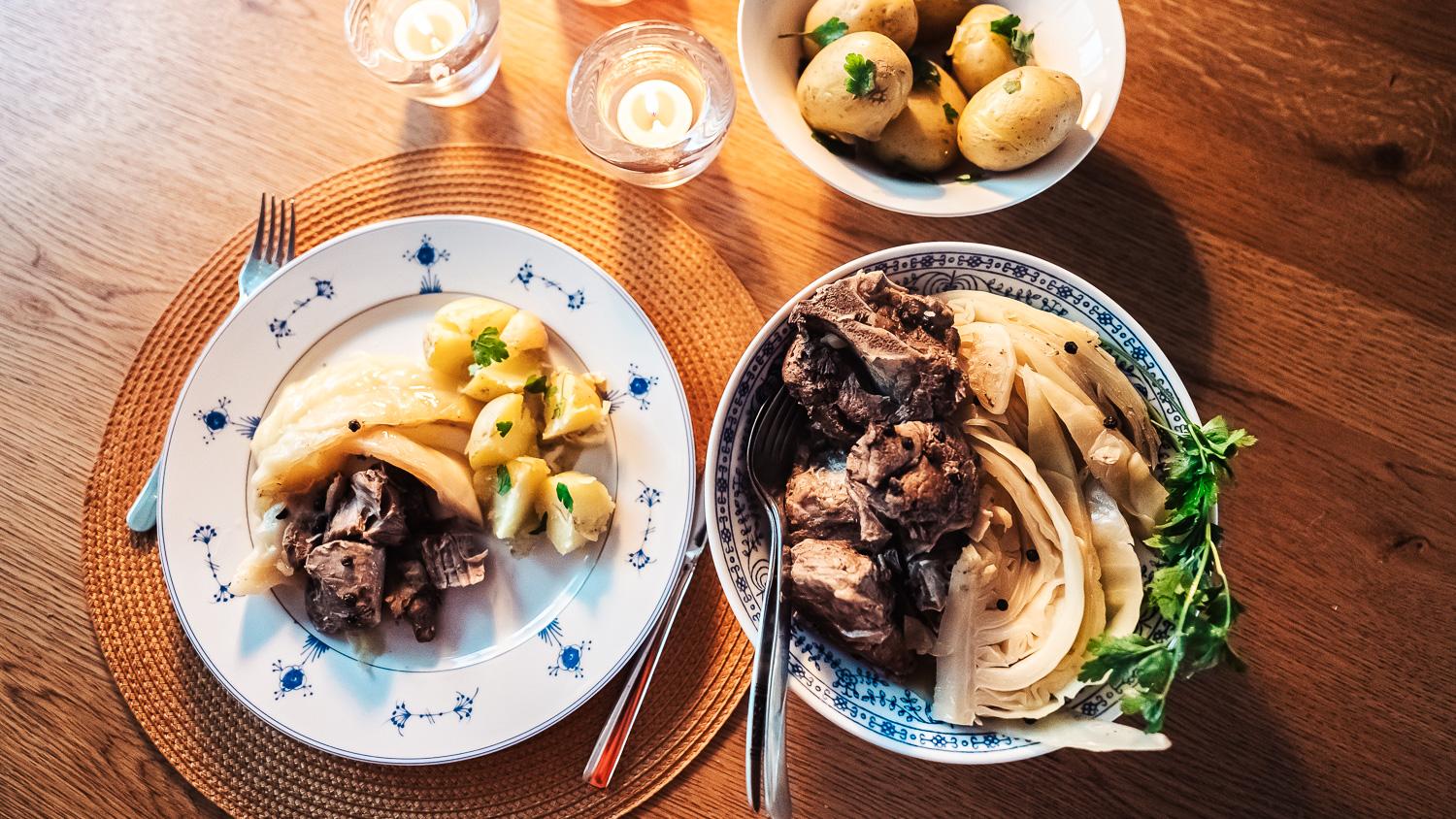 fårikål - Norwegian national dish of lamb and cabbage