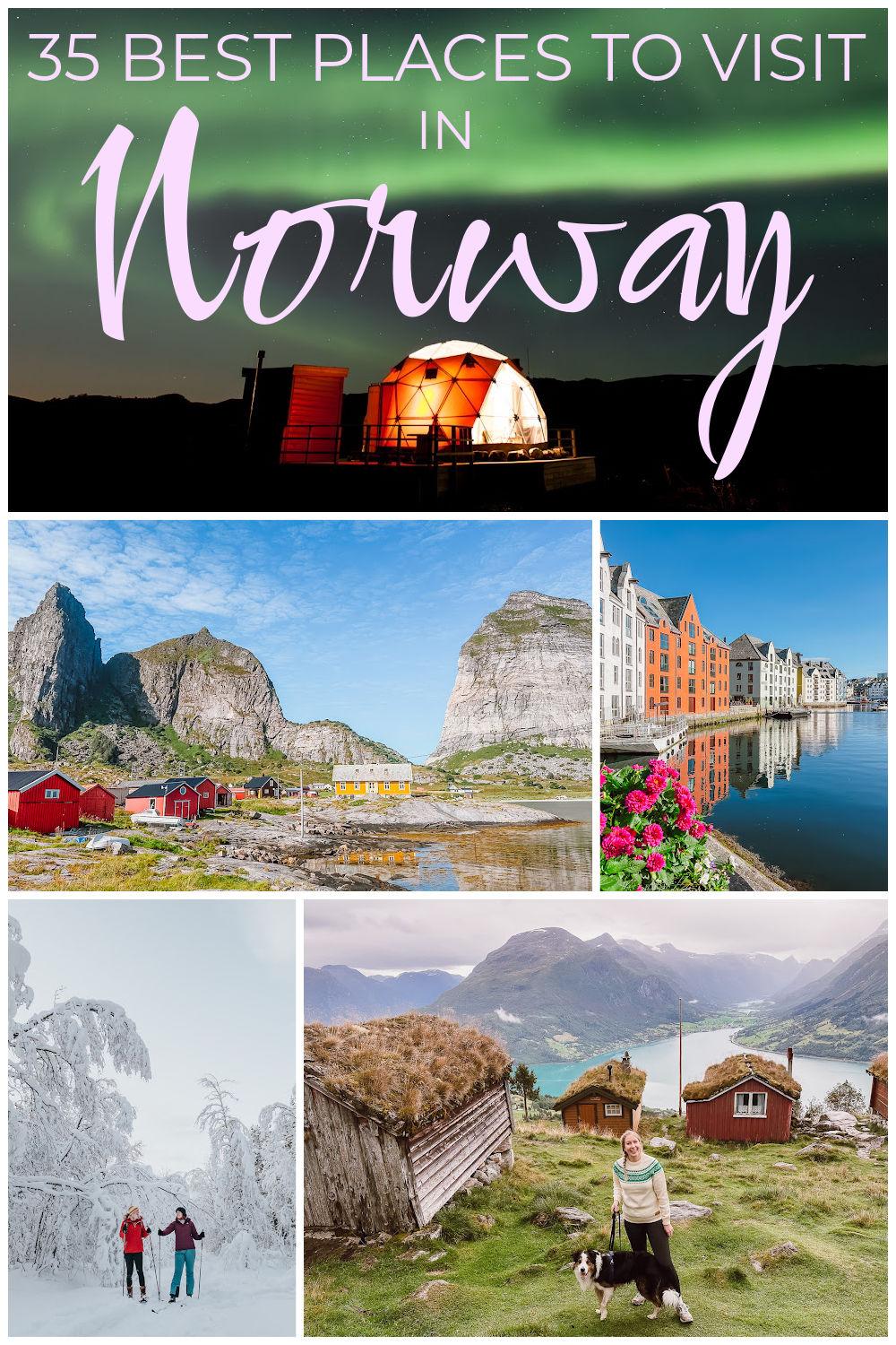 collage of photos of Norway