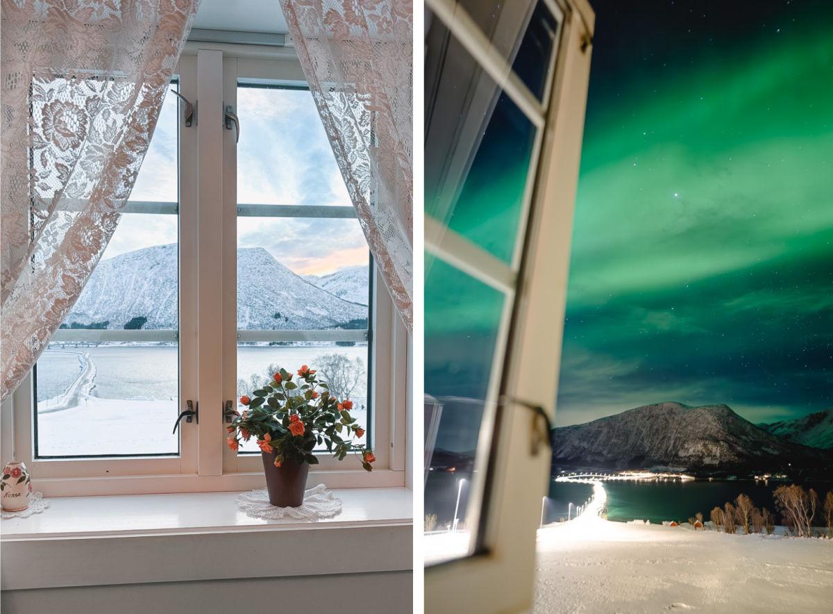 Kvæfjord Norway in winter